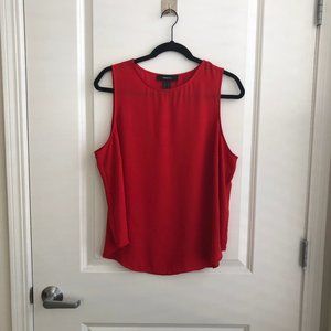 High Neck Red Tank